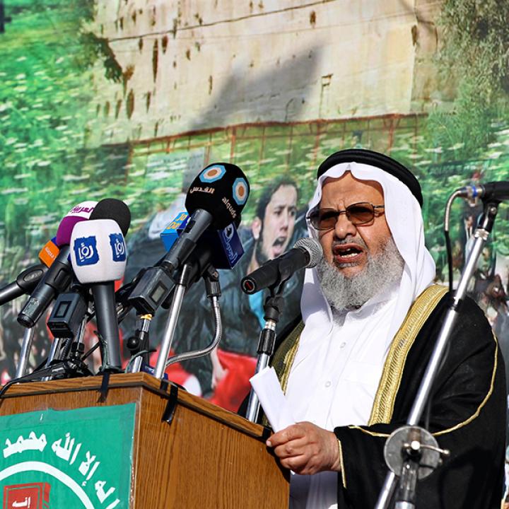 A member of Jordan's Muslim Brotherhood speaks - source: Reuters