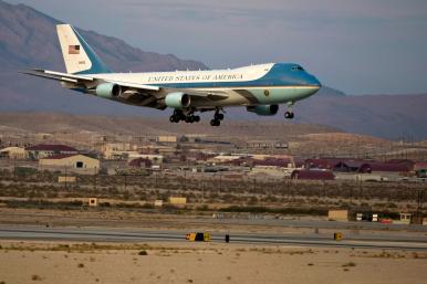 Air Force One landing - source: Department of Defense